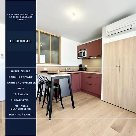 Le Jungle - Neuf - Parking Prive - Hyper Centre Apartment *