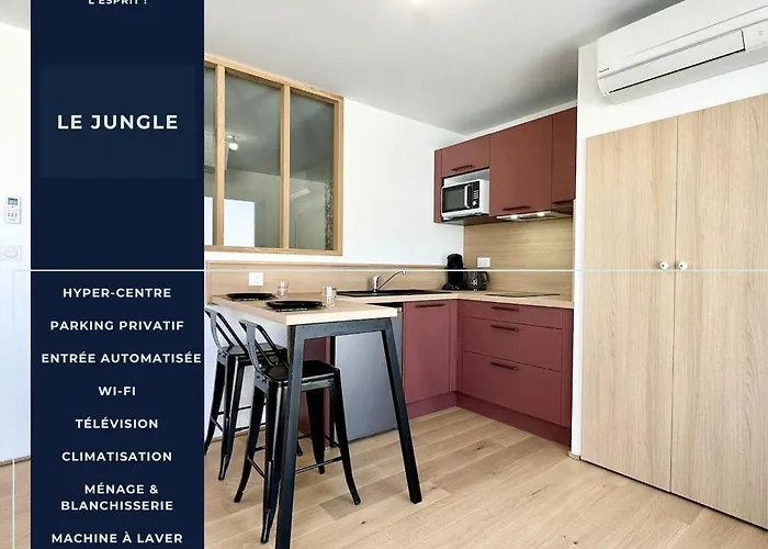 Le Jungle - Neuf - Parking Prive - Hyper Centre *